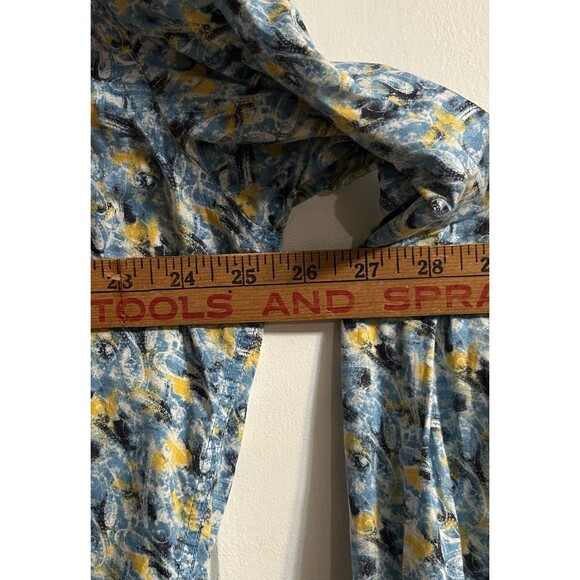 Alan Flusser Shirt Men’s Long Sleeve Button Down Multicolor Geometric XL - Picture 9 of 11